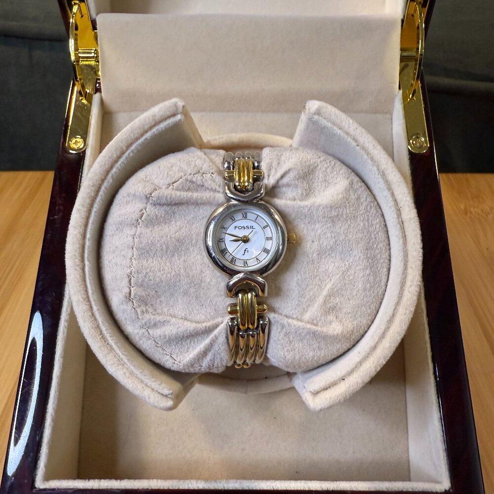 Fossil F2 Two Tone Ladies' Classic Watch ES-8681, 21mm